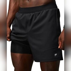 Fabletics Men's The Fundamental Short ii (Lined) size M black 7"